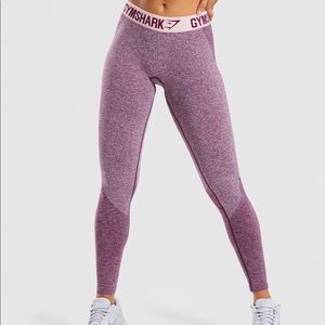Never worn Gymshark Flex Leggings Ruby/Blush small